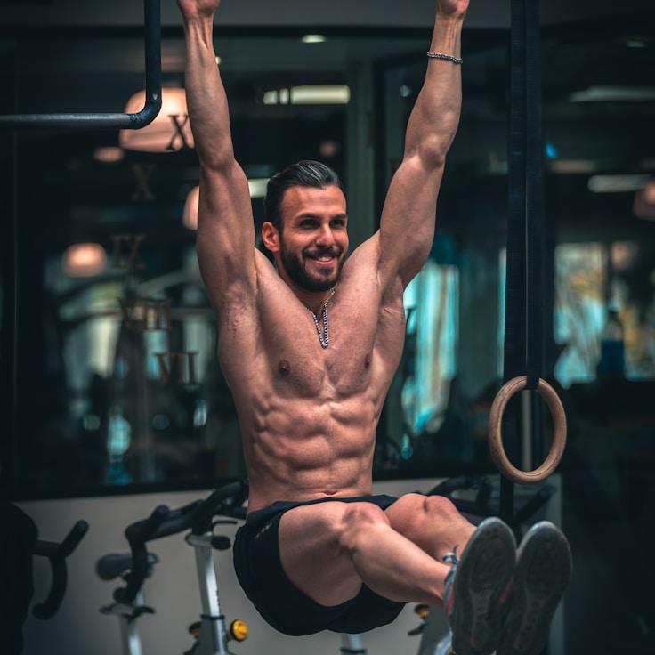 Professional gym interior with strength equipment