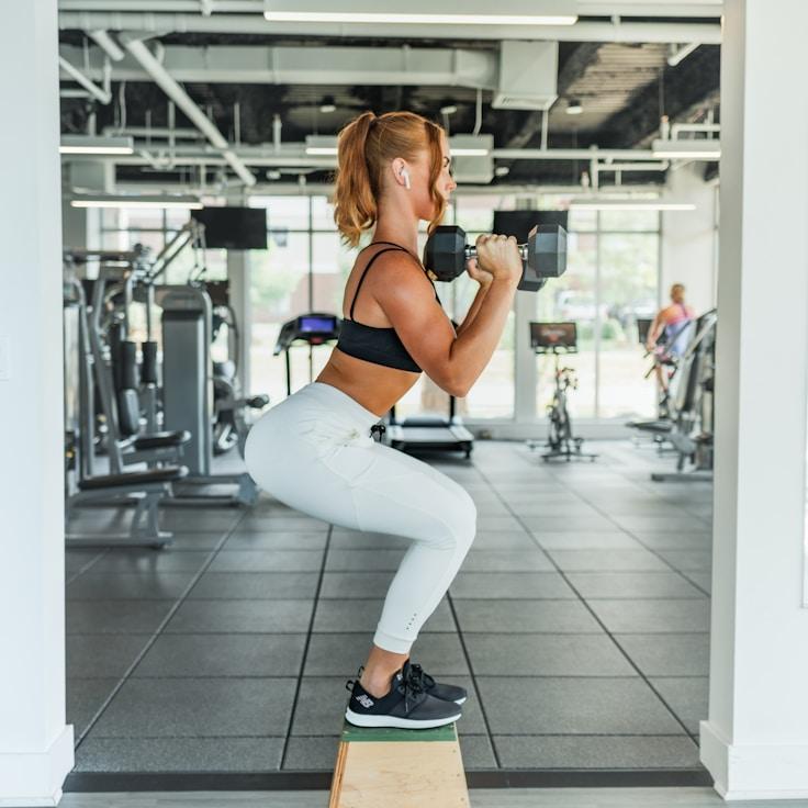 Modern fitness center interior with exercise equipment
